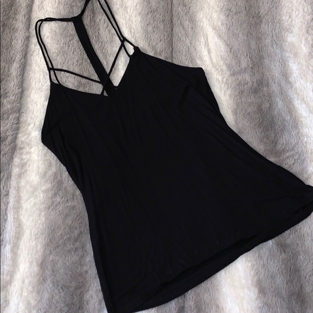 Strappy Sexy Black Tank